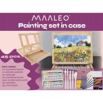 Maaleo Malířská sada v kufru 45 ks 23863 – Zboží Dáma