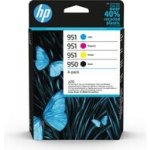 HP 950 originální inkoustová kazeta černá, azurová, purpurová, žlutá 6ZC65AE – Zboží Mobilmania