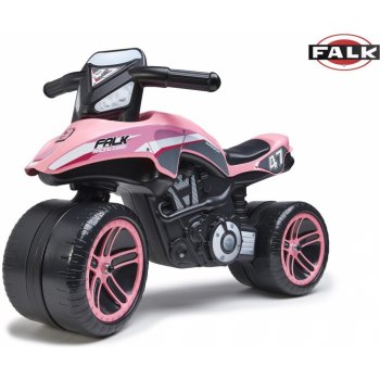 Falk Racing Team ride-on Moto růžové