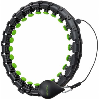 TUNTURI Hula Hoop s nastavitelným závažím černá – Zboží Dáma