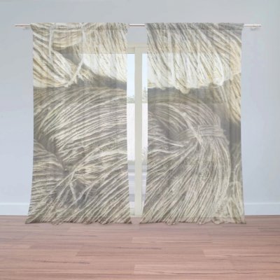 Záclony Provázky: 2 ks - 150x250 cm - Sablio – Hledejceny.cz