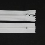 Spirálový zip, šíře 3 mm, délka 60 cm, bílá – Hledejceny.cz