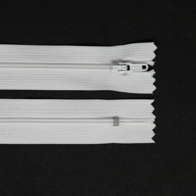 Spirálový zip, šíře 3 mm, délka 60 cm, bílá – Hledejceny.cz