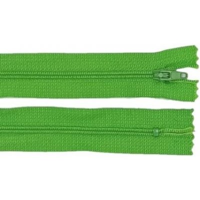 Zip plastový spirálový nedělitelný 4mm délka 45 cm barva 39 zelená – Zboží Mobilmania