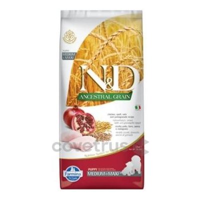 N&D Low Grain Dog Puppy M/L Chicken & Pomegranate 3 x 12 kg – Zboží Mobilmania