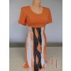 Dámské šaty Drahstyl šaty Orra 4244 oranžová