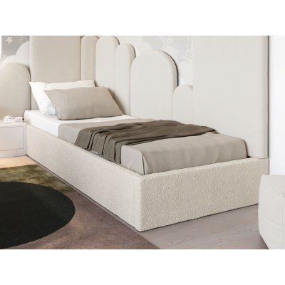 AMI Nábytek Line Box s roštem a úložným prostorem krémový Boucle Kids – Sleviste.cz