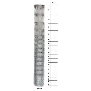 Lesnické pletivo uzlové - výška 180 cm, drát 1,6/2,0 mm, 18 drátů