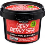 Beauty Jar Very Berry Spa zjemňující cukrový peeling na obličej 120 g – Zboží Mobilmania
