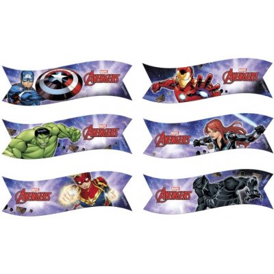 Dekora - Jedlý papír - Avengers vlajky – Zboží Mobilmania