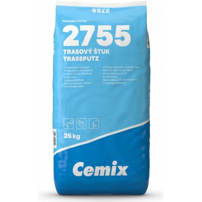 Cemix 2755 Štuk trasový 25 kg – HobbyKompas.cz