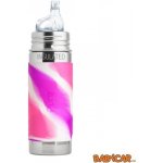 Pura nerezová termo láhev s náústkem růžovobílá 260 ml – Hledejceny.cz