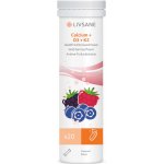 Livsane Vápník+vit. D3+vit. K2 šum. tablety 20 ks – Hledejceny.cz