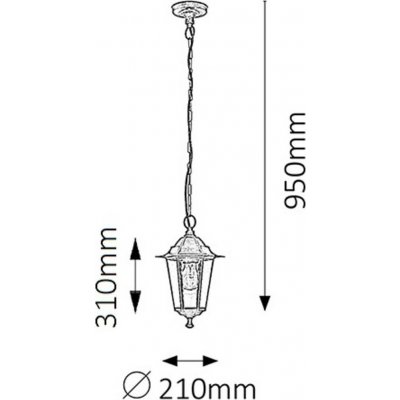 Velence, venkovní závěsné svítidlo 1x60W Rabalux 8238 – Hledejceny.cz