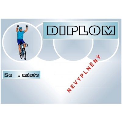 VIZINGR Cyklistika diplom A4 č.13 Cykl.č.13-A4 BEZ TEXTU – Zbozi.Blesk.cz