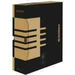 DONAU Archivační krabice Eco 100 mm s víkem hnědá – Zboží Živě