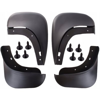 Zástěrky lapače nečistot přední + zadní 4 ks pro VW VOLKSWAGEN CADDY III 2003-2015 | Zboží Auto