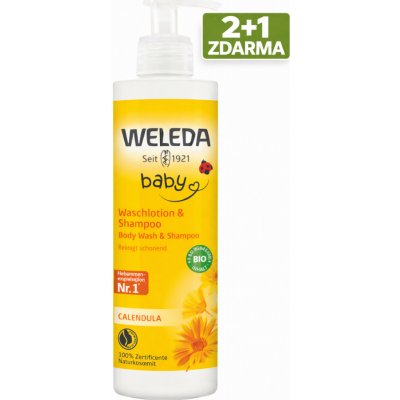 Weleda Měsíčkový mycí krém a šampon 400 ml – Sleviste.cz
