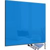 Tabule Glasdekor Magnetická skleněná tabule 40 x 40 cm pomněnková modrá