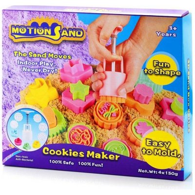 Kinetický písek sada Cukrárna Motion Sand 4×150 g – Sleviste.cz