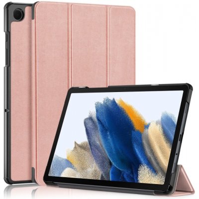 Protemio Leather Zaklápěcí obal Samsung Galaxy Tab A9+ 66312 růžový – Zboží Mobilmania