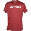 Pánské sportovní tričko Yonex triko trénink s nápisem červené