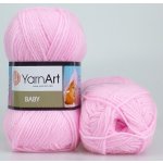 Yarn Art příze Baby 649 světle růžová – Hledejceny.cz