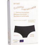 Anaé by Ecodis Menstruační kalhotky Panty na střední menstruaci černé z certifikované biobavlny – Zboží Dáma