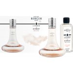 Maison Berger Paris Dárková sada katalytická lampa Starck růžová + Peau de Soie 500 ml – Zboží Dáma
