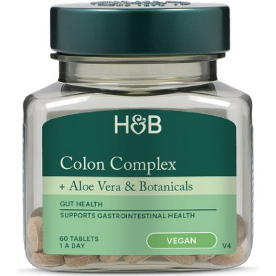 Holland & Barrett Aloe Vera Colon Complex, 330 mg 60 tablet – Hledejceny.cz