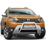 STEELER, Přední ochranný rám nerez s EC homologací, Dacia Duster II, 2017-