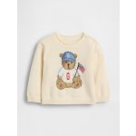 GAP Baby svetr Brannan Bear Americana Béžová Béžová – Zboží Mobilmania