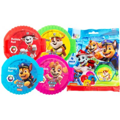 PawPatrol Paw Patrol Bubble Roll 4 pack - dětské roller žvýkačky 64g – Sleviste.cz