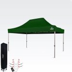 BRIMO Zahradní párty stan 3x4,5 m bez stěn Zelená S. Alu – Zboží Dáma