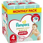 PAMPERS Premium Care Pants 4 114 ks – Zboží Mobilmania