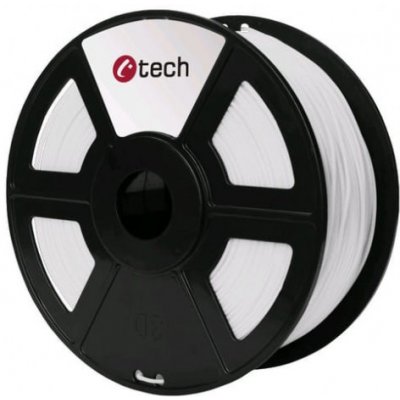 C-TECH PLA 1.75mm bílá 1kg – Zboží Živě