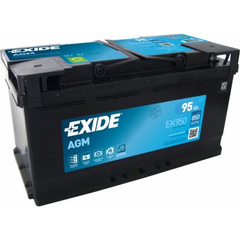 Exide Micro-hybrid AGM 12V 95Ah 850A EK950