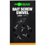 Korda Micro Ring Swivel Bait Šroub Velký 5ks – Zboží Dáma