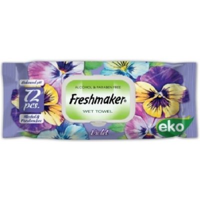 Freshmaker vlhčené ubrousky s květinovou vůní 72 ks Fialka – Hledejceny.cz