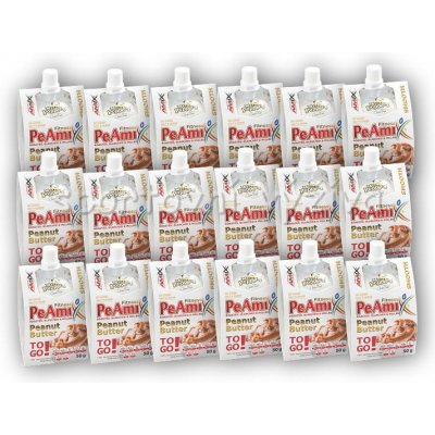 Amix Mr.Popper´s PeAmix Fitness Peanut Butter 18 x 50 g