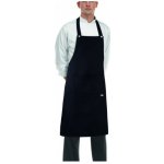 EGOchef Kuchařská zástěra ROCK ke krku s kapsou Černá 70x90 cm E-6113002C – Hledejceny.cz