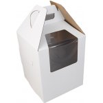Dortisimo Dortová krabice bílá na patrový dort (30 x 30 x 30 cm) – Zboží Mobilmania