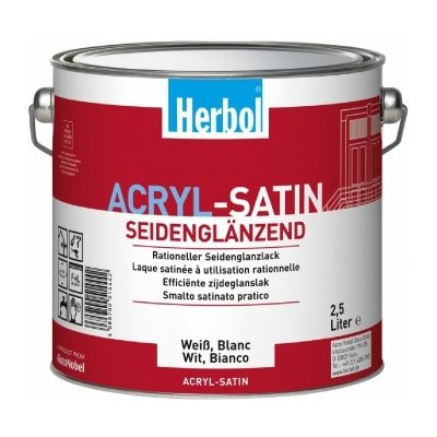 Herbol Acryl Satin 0,75 l bílá – Zbozi.Blesk.cz