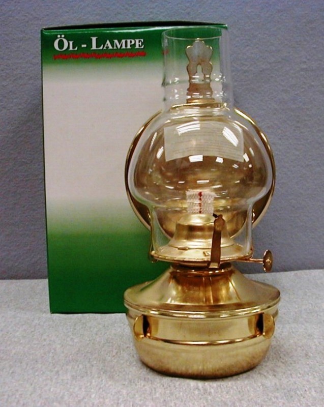 Petrolejová lampa Lucifer MESSING 0122