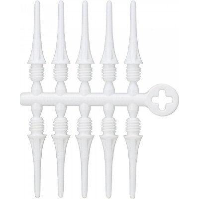 Cosmo Darts Cosmo Fit Point Plus White 50ks - SHORT – Zboží Dáma