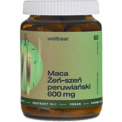 Wellbear Maca 600 mg 60 kapslí – Hledejceny.cz