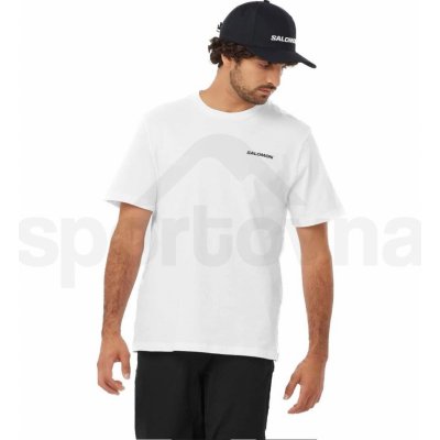 Salomon Graphic Performance SS Tee M LC2219500 white