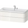 Koupelnový nábytek Duravit Happy D.2 Plus umyvadla se skříňkou 117.5 cm bílá HP4349E22220000
