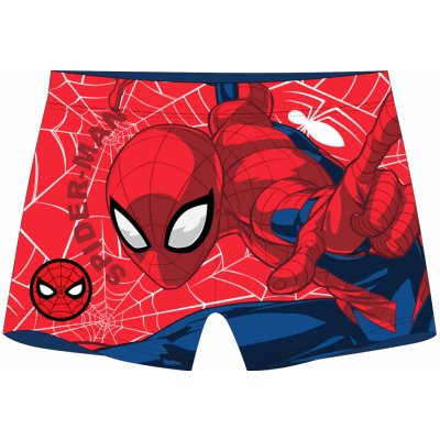 Spider Man - licence Chlapecké koupací boxerky červená / tmavě modrá – Zboží Dáma