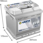 Varta Blue Dynamic EFB 12V 50Ah 550A 550 500 055 | Zboží Auto